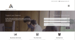 Desktop Screenshot of anjayaccountax.com